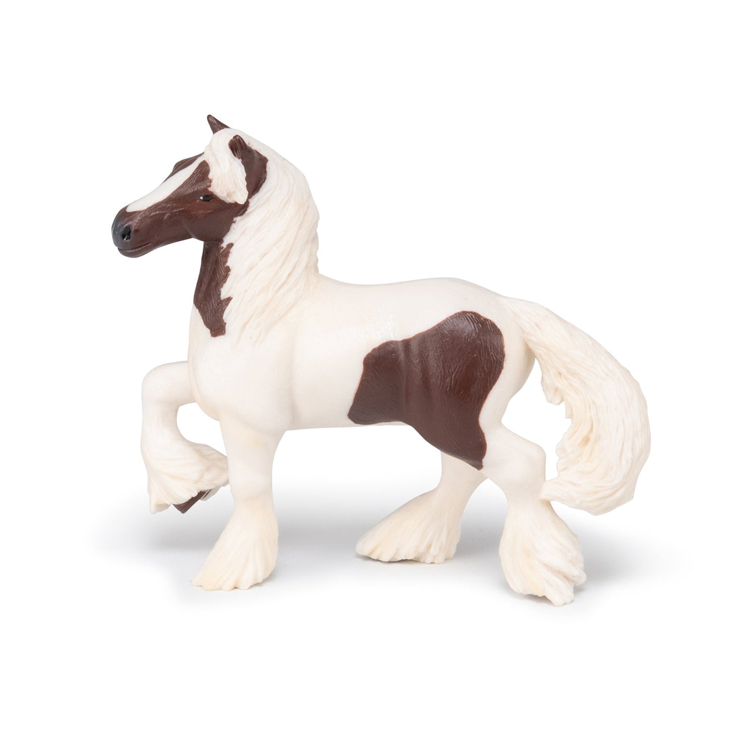 Irish Cob Piebald Figurine