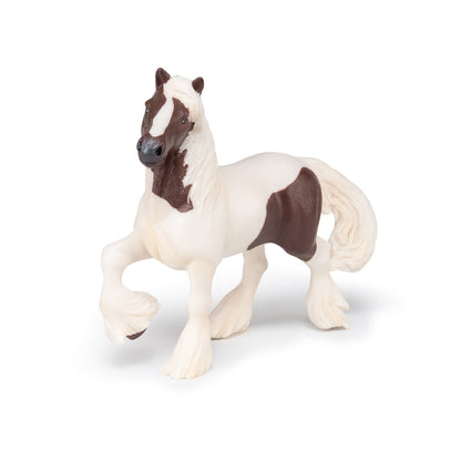Irish Cob Piebald Figurine
