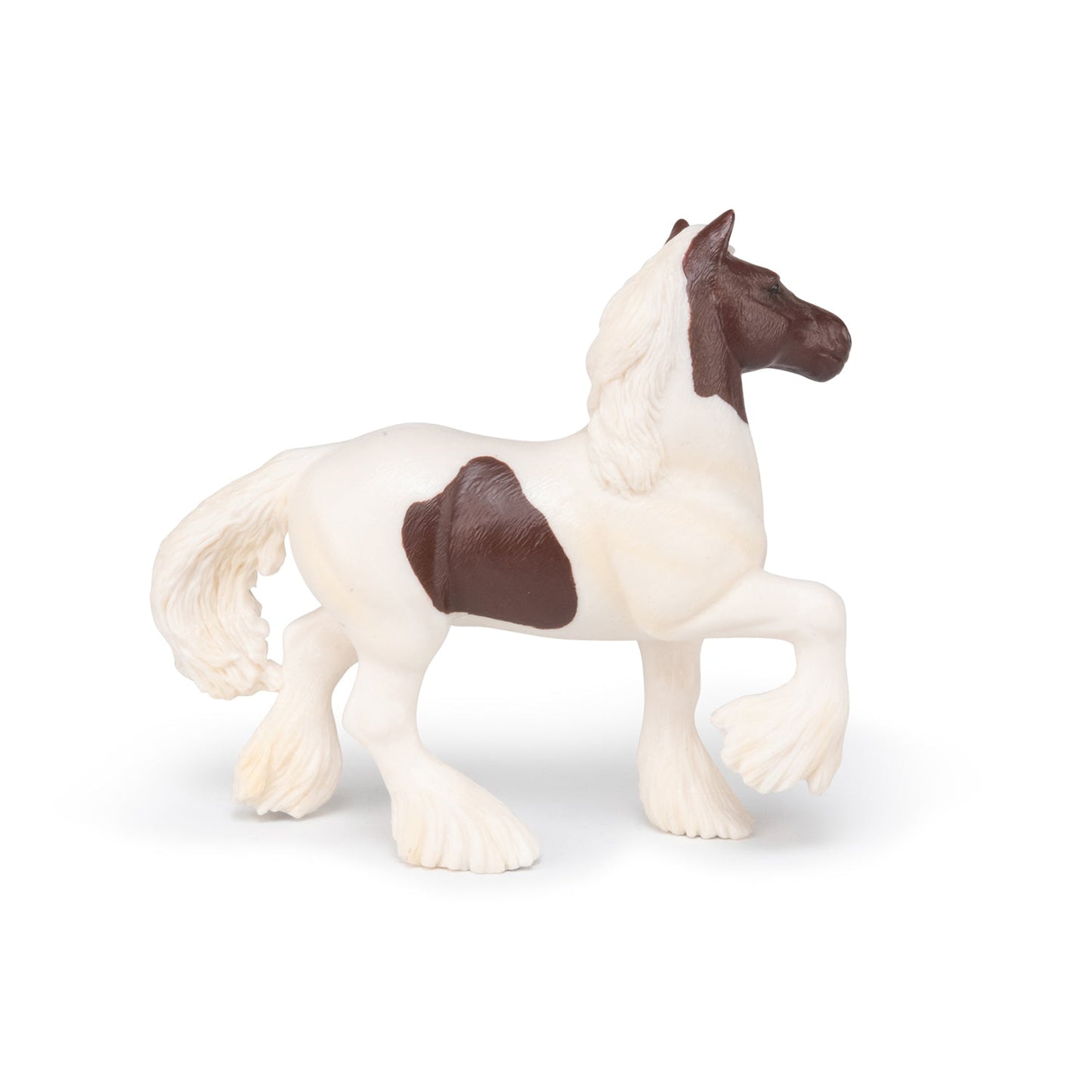 Irish Cob Piebald Figurine