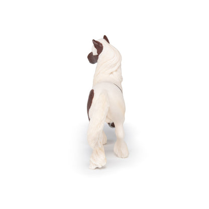 Irish Cob Piebald Figurine