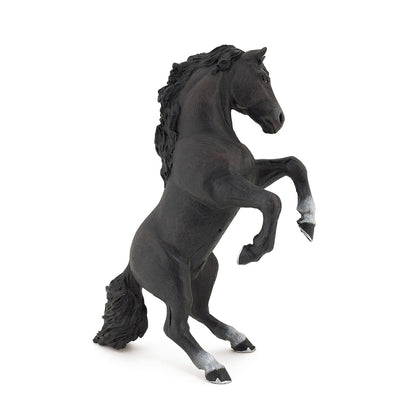 Black Prancing Horse Figurine