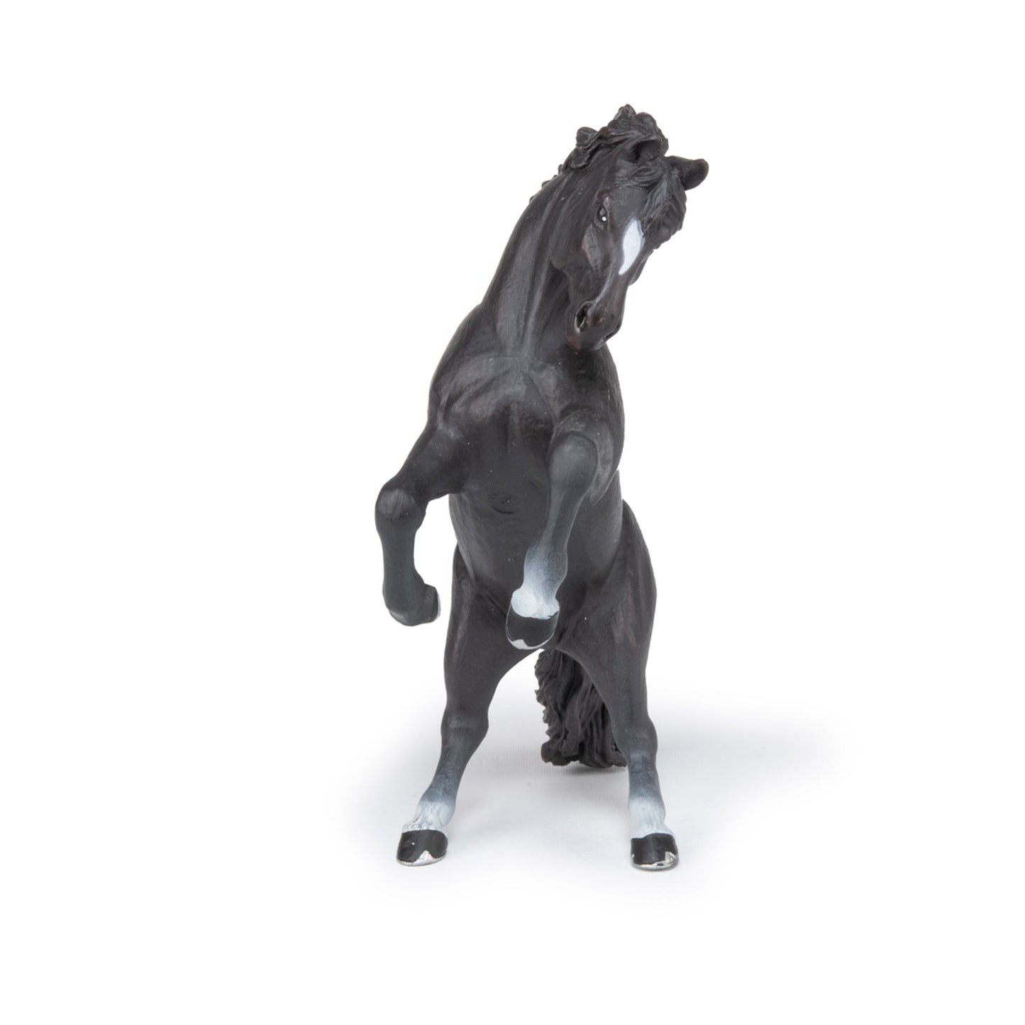 Black Prancing Horse Figurine