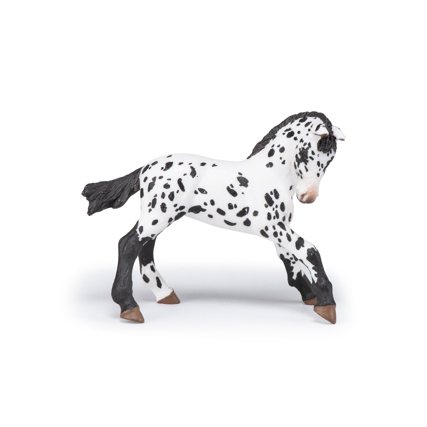 Black Appaloosa Colt Figurine