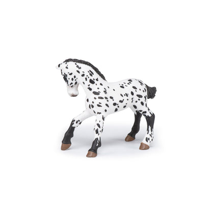 Black Appaloosa Colt Figurine