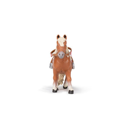 Shetland Pony Figure with Saddle