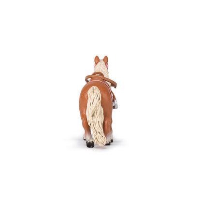 Shetland Pony Figure with Saddle