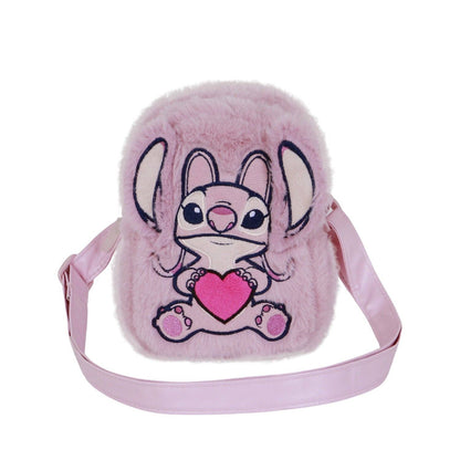 Action Plush Shoulder Bag Disney Lilo & Stitch - Angel Heart