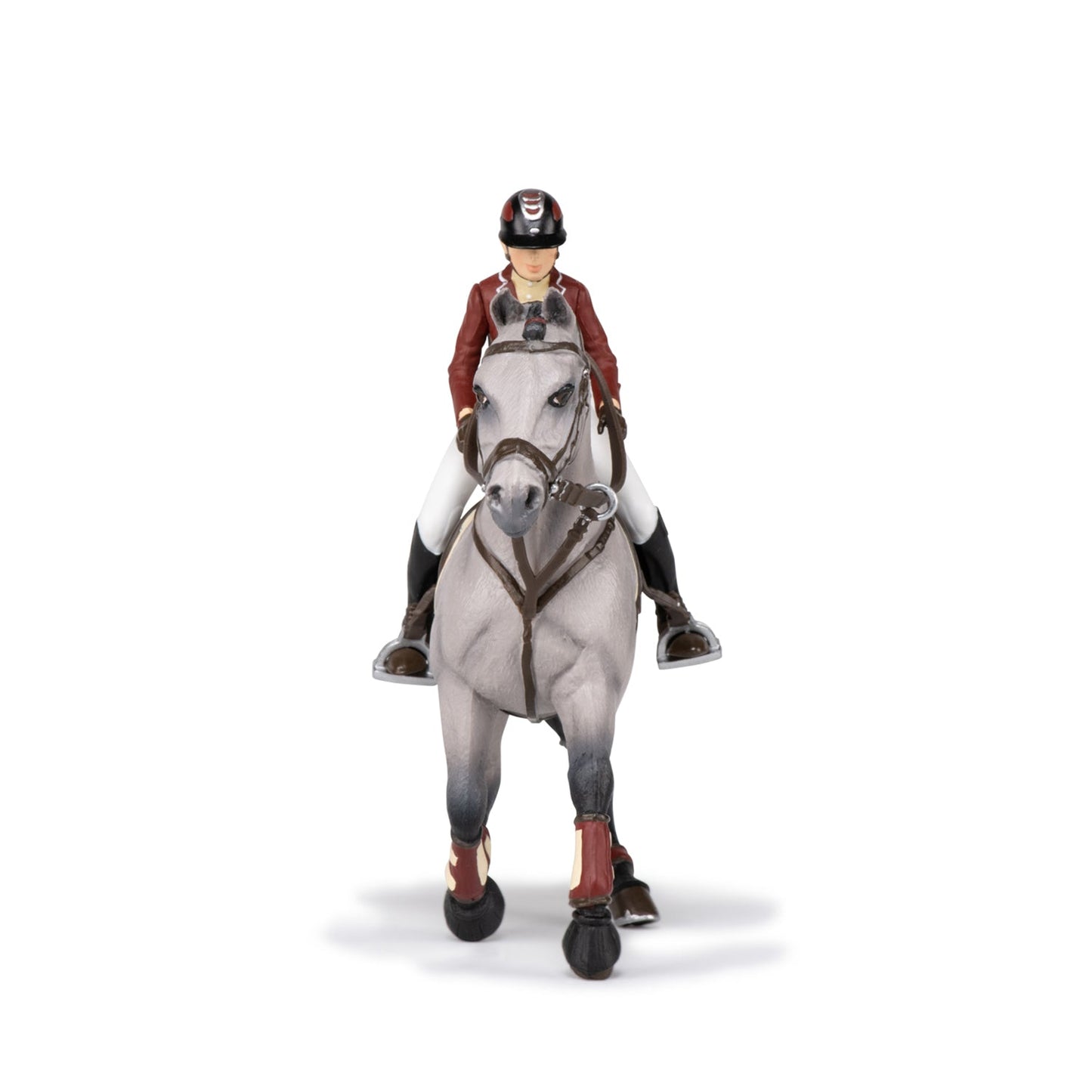 Competition Horse and Rider Figurine