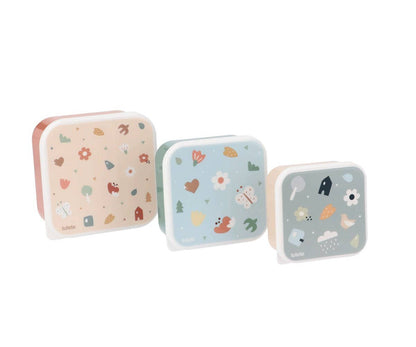 3 Geometric Nature Lunch Boxes