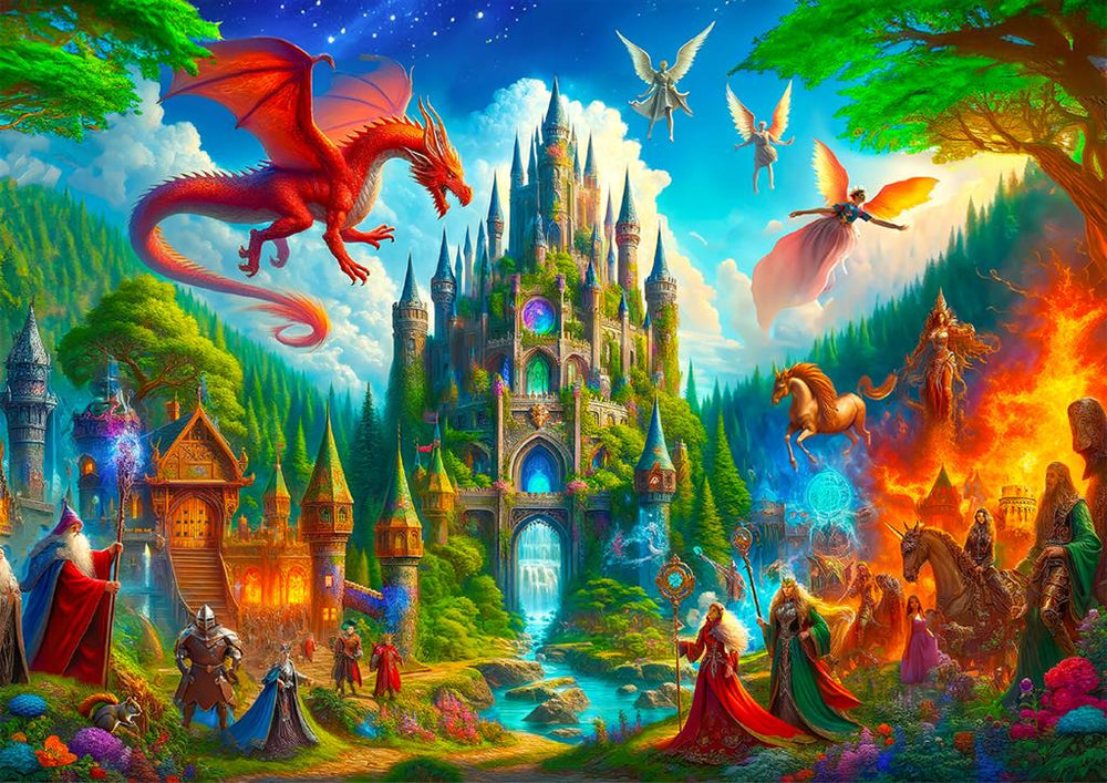 Puzzle Château Fantastique 1010p