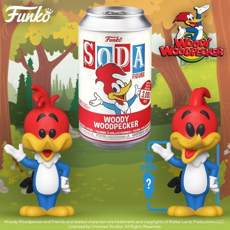 vinyl soda woody woodpecker