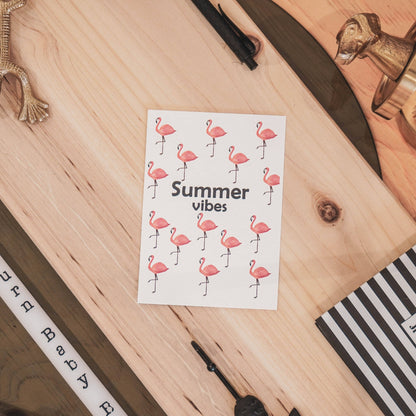 Ansichtkaart - Papier - Zomerlandschap - Set van 5 - A6