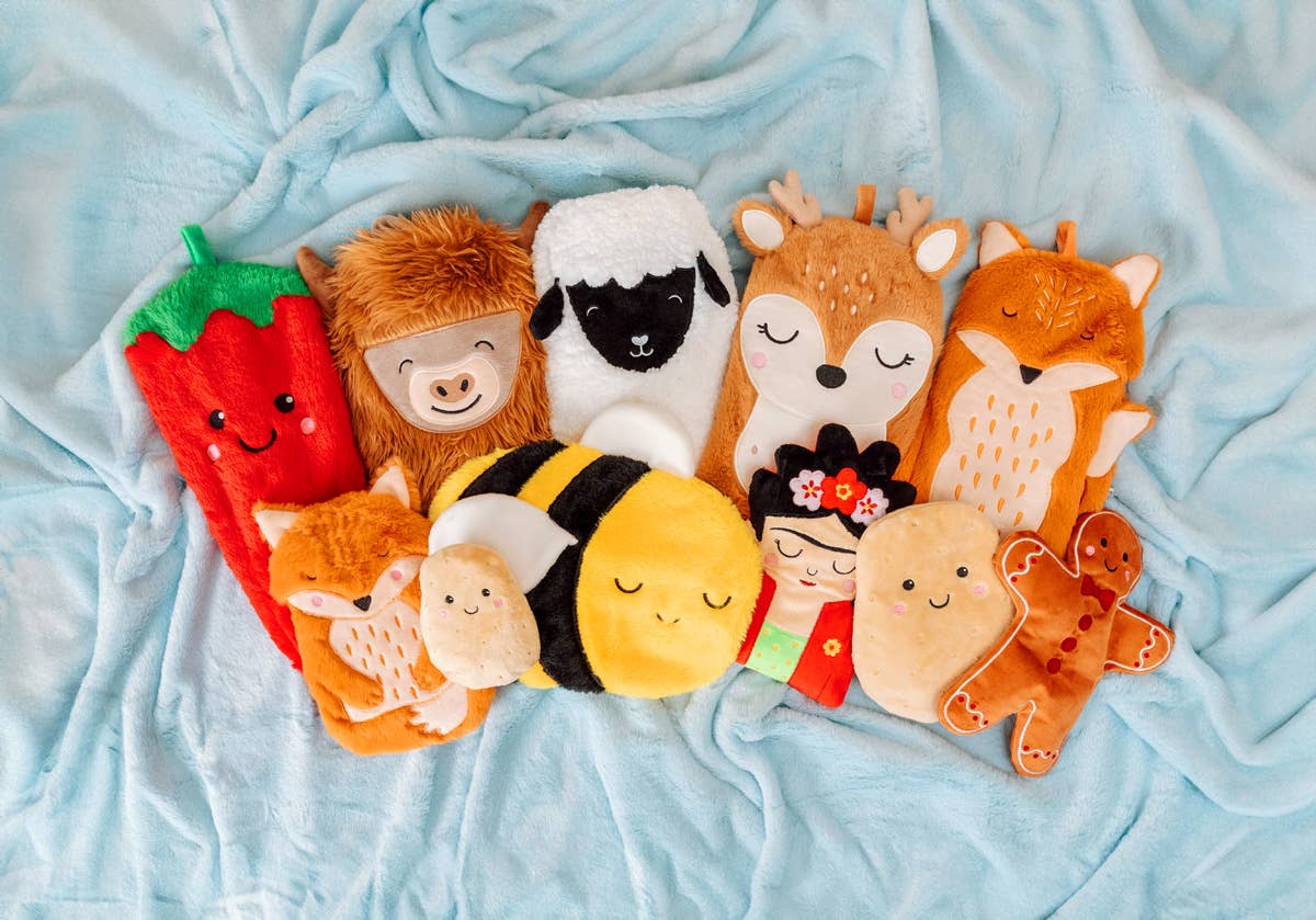 Warmwaterkruik met Wallis zwartneusschaap