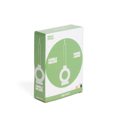 Porte Bougie en Céramique Ovale Orange Peint à la Main Helio Ferretti Vue 4