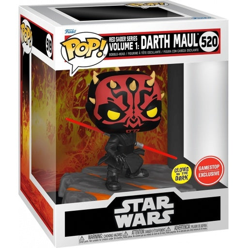 Pop! Deluxe Red Saber-serie, deel 1 - Darth Maul (lichtgevend) 