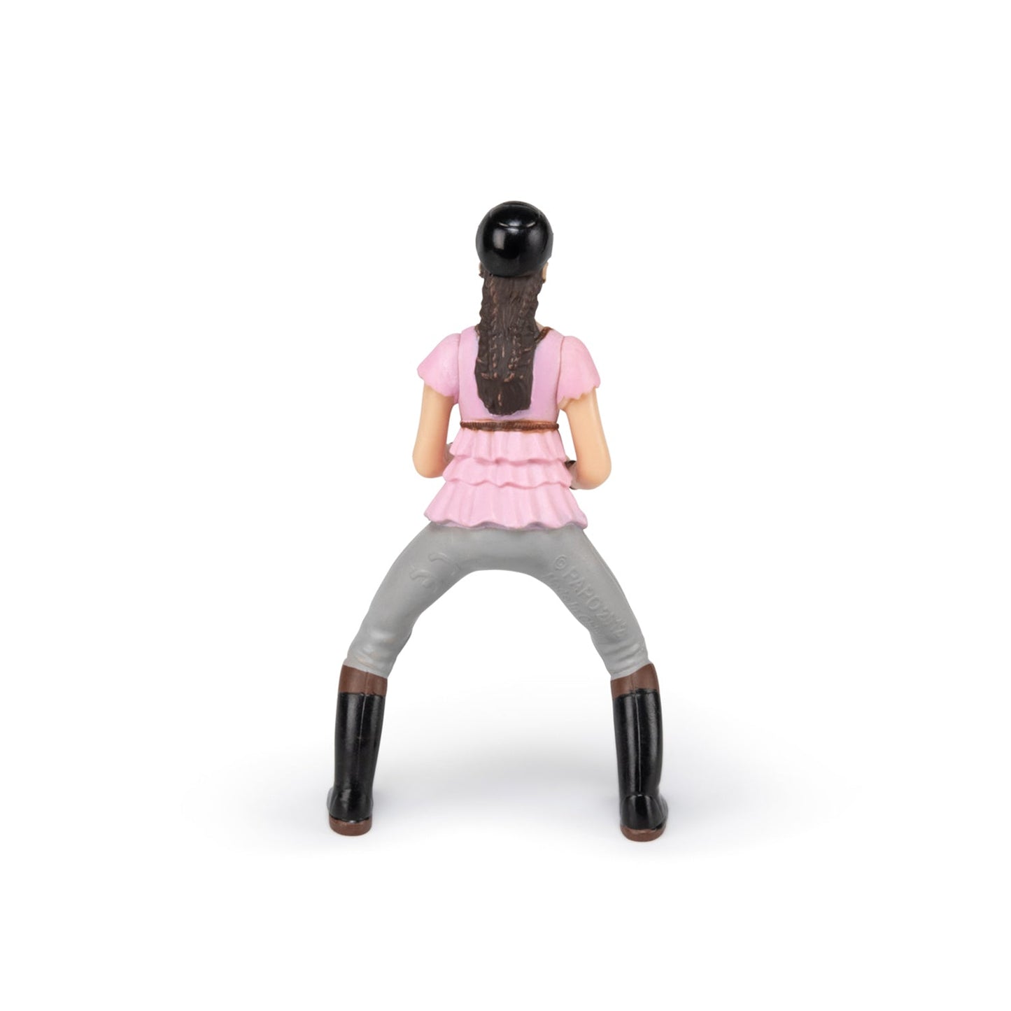 Pink fashion horse rider figurine
