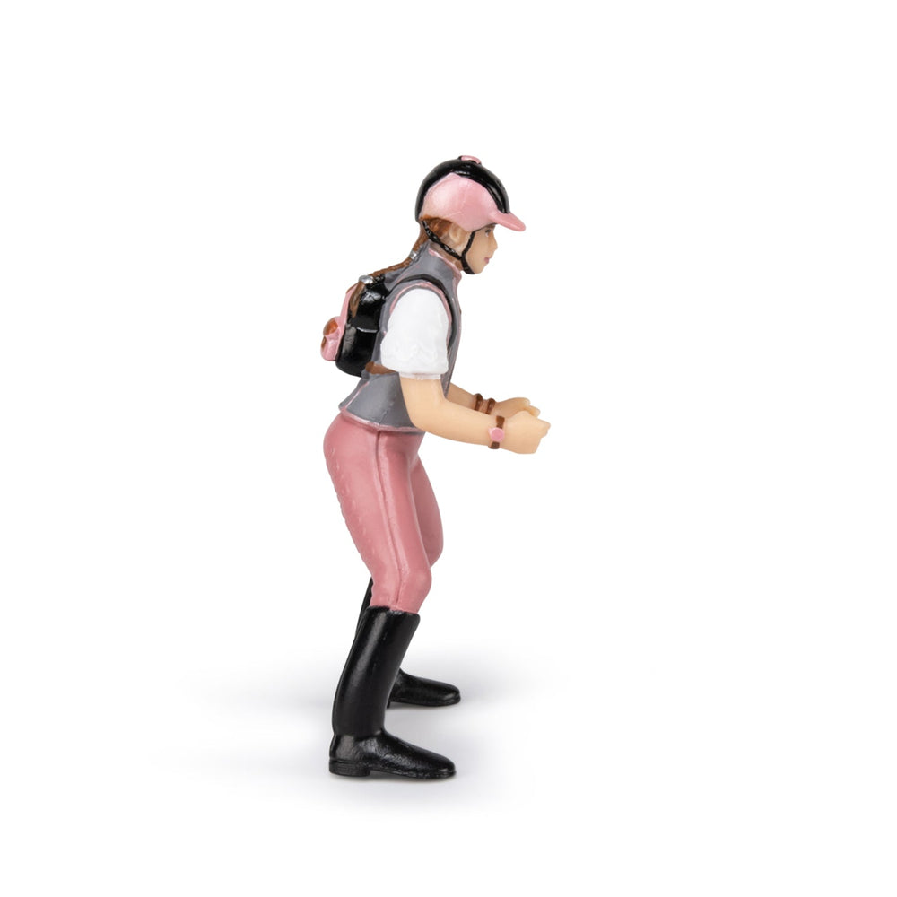 Fashionable Young Horse Rider Figurine