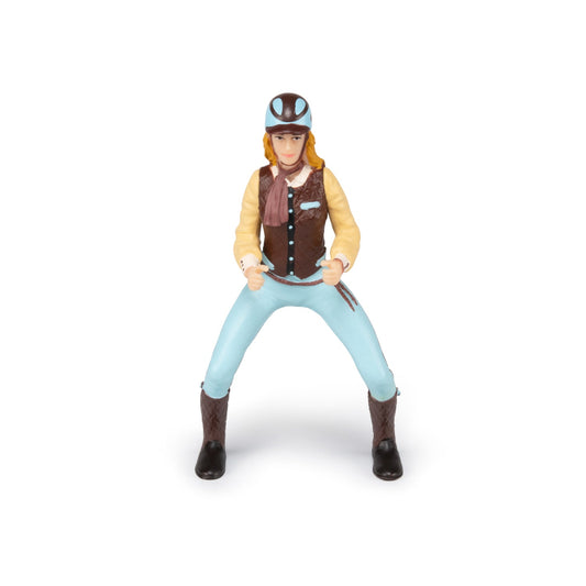 Blue fashion Rider figurine