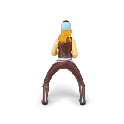 Blue fashion Rider figurine