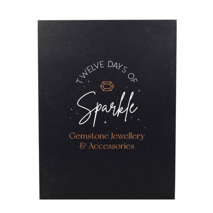 Christmas Advent Calendar with Crystal Jewelry, 12 Days