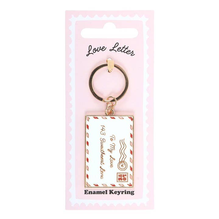 Valentine's Day Love Letter Keychain
