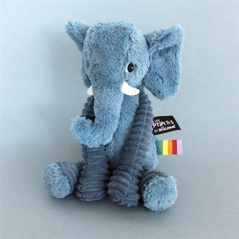 Peluche éléphant Dimoitou bleu – Les Ptipotos – vue 3