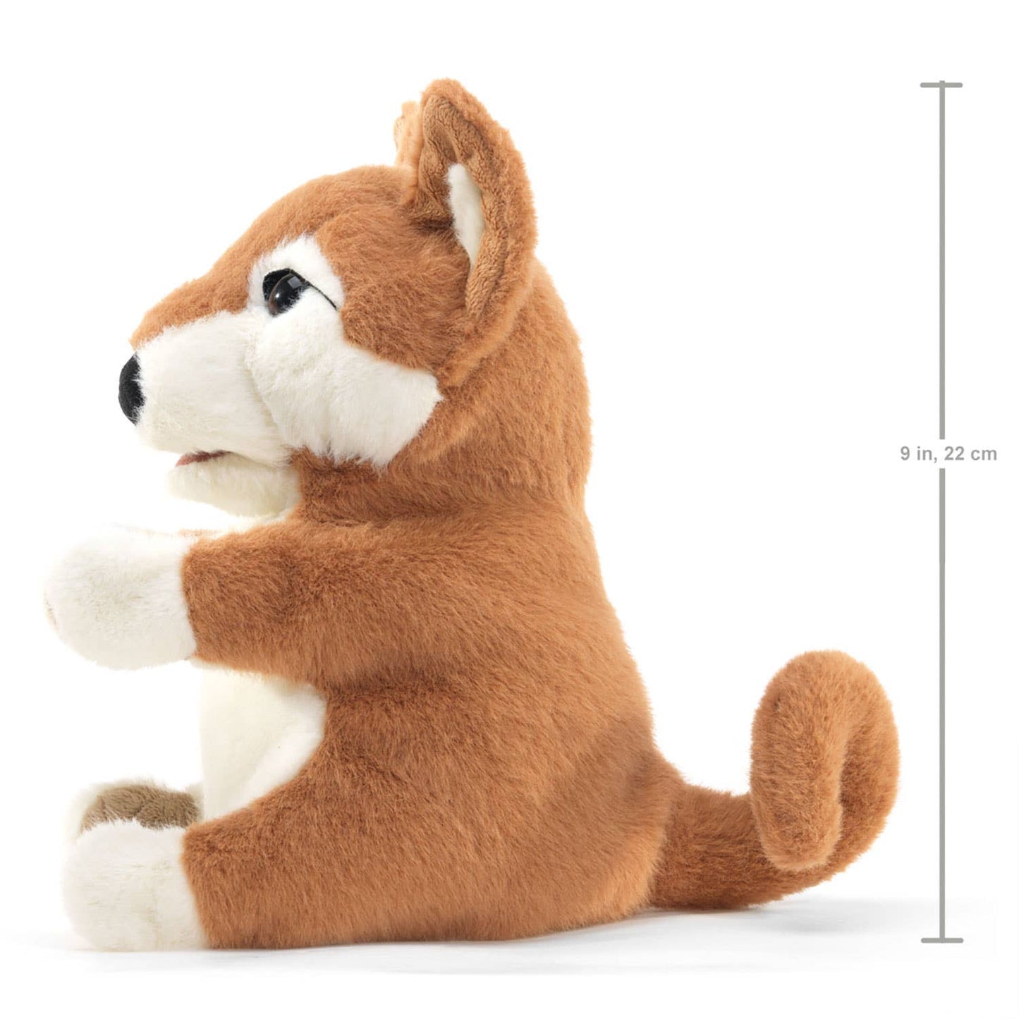 Marionnette à main Shiba Inu Folkmanis réaliste