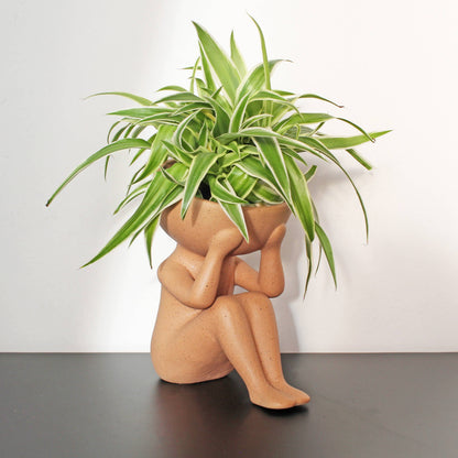 3D Man Silhouette Planter