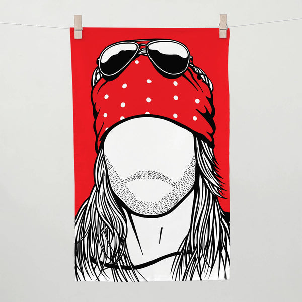 Guns n Rose “Axl Rose” Tea Towel