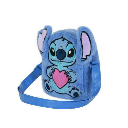 Disney Lilo &amp; Stitch Heart-Shaped Shoulder Bag Action Plush