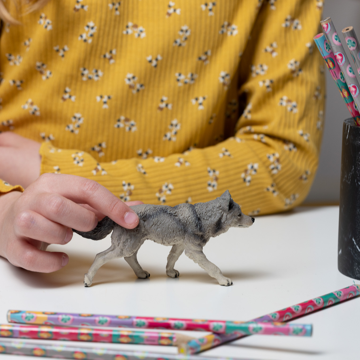 Grey Wolf figurine