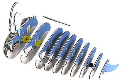 EUGY 3D - Baleine Bleue