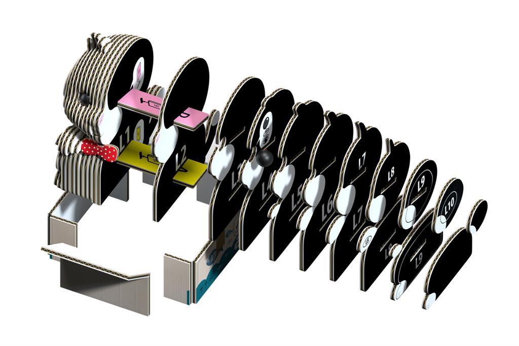 EUGY 3D - Cats - Tuxedo