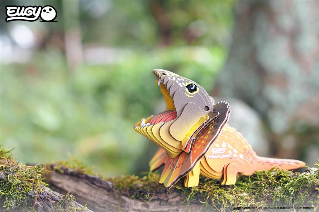 EUGY 3D - Lézard à collerette