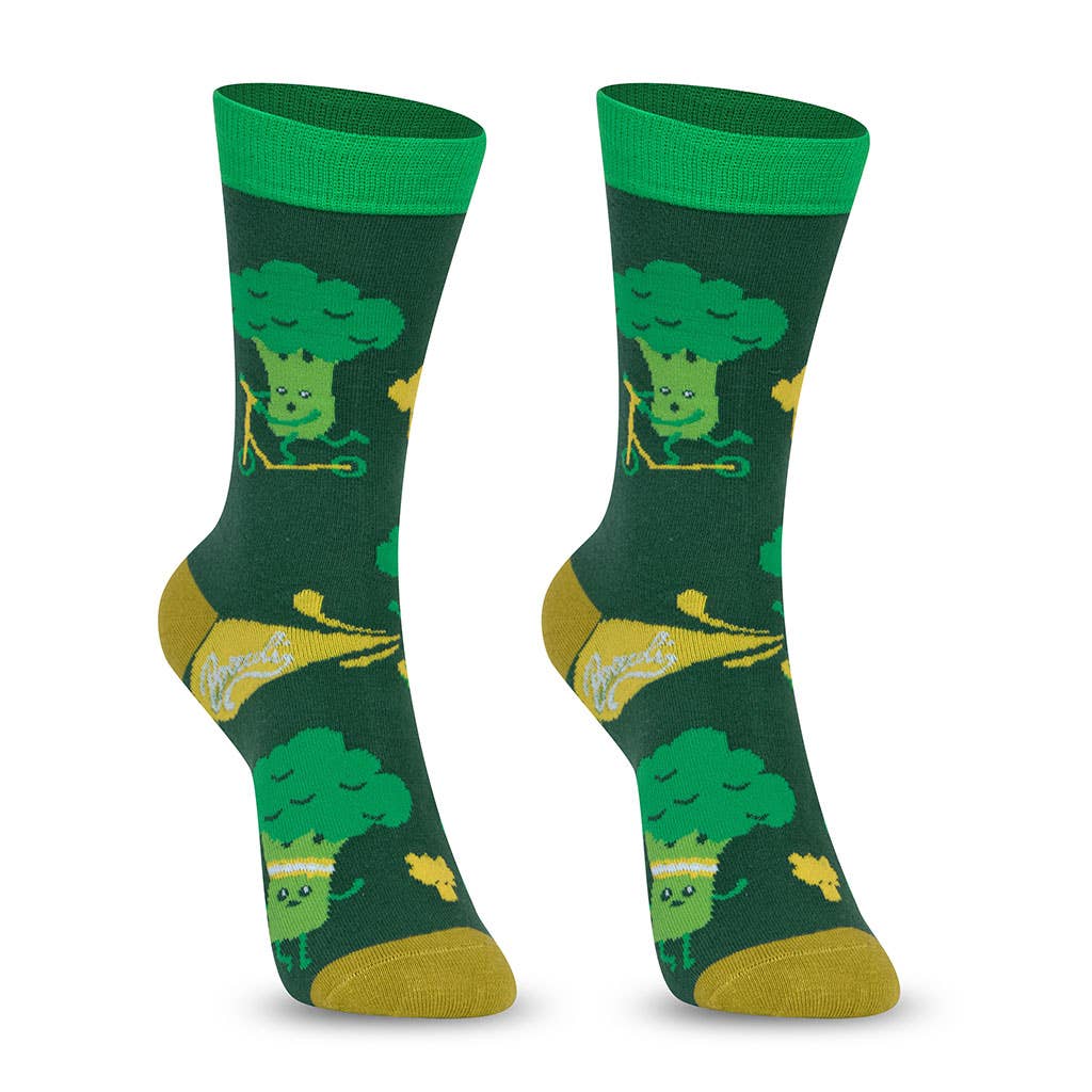 Kids' Sporty Broccoli Socks