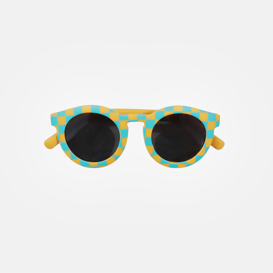 Adult Sunglasses - Matchy Vichy Blue
