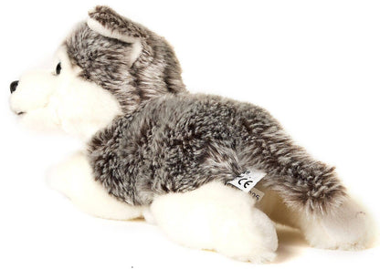 Grey Husky Puppy Plush Toy