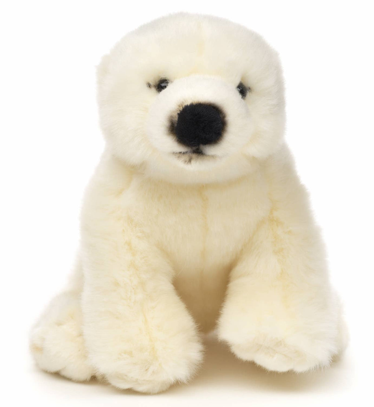 Sitting polar bear plush