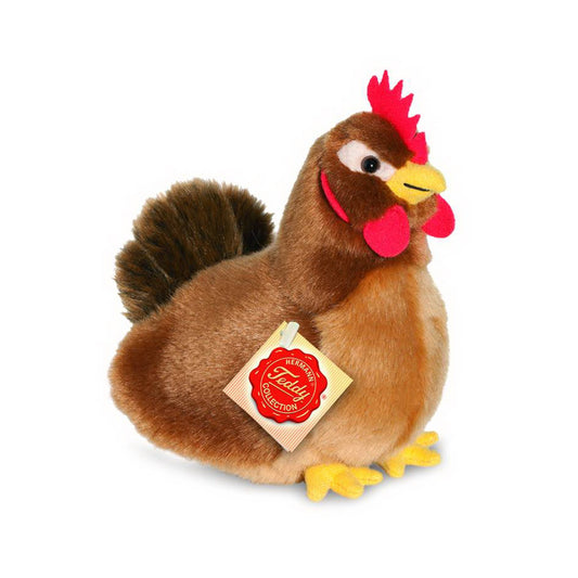 Peluche Poule Marron