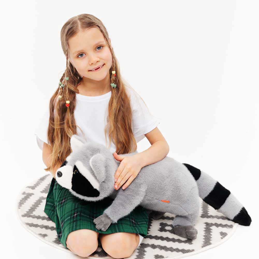 Peluche raton laveur ultra douce (58 cm) - Dès la naissance