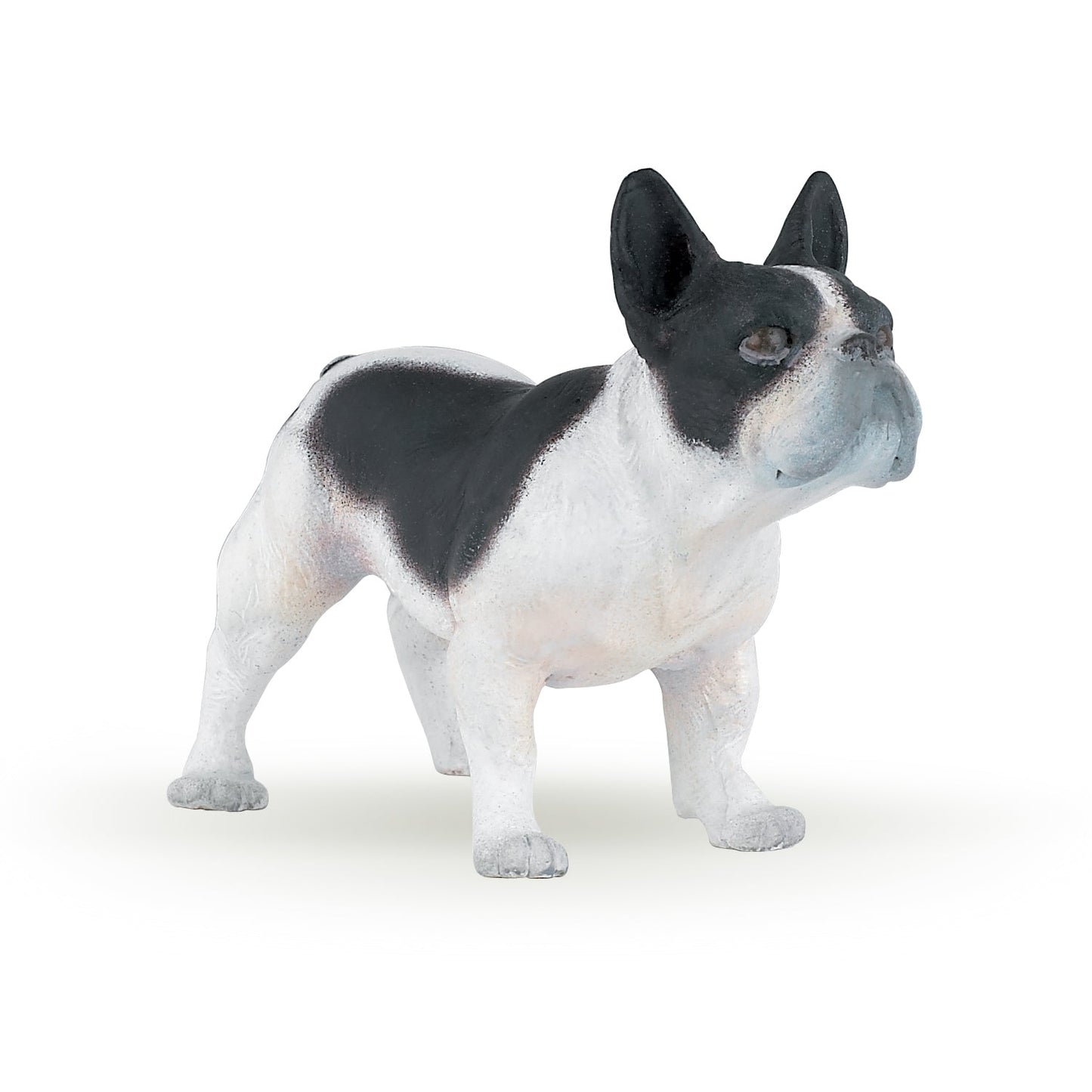 Black and White French Bulldog Figurine
