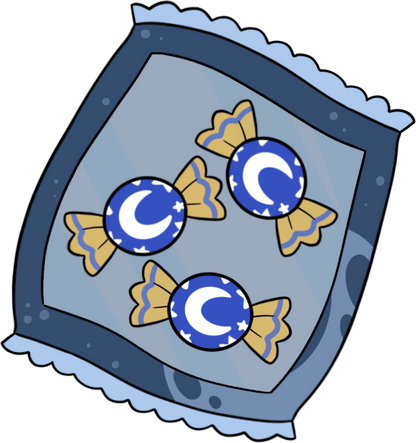 Moondrop Candy Shaker Pin