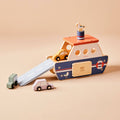 Jeu Ensemble de Jeu Ferry avec Voitures FSC en Bois