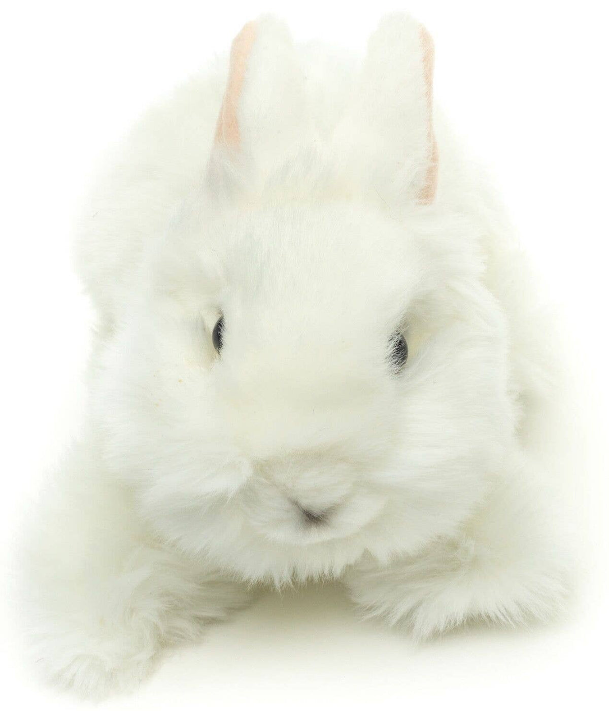 White lion head rabbit plush toy
