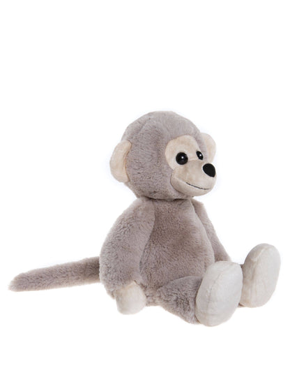 Bear & Me Naughty Monkey Pebble Gray Plush Toy
