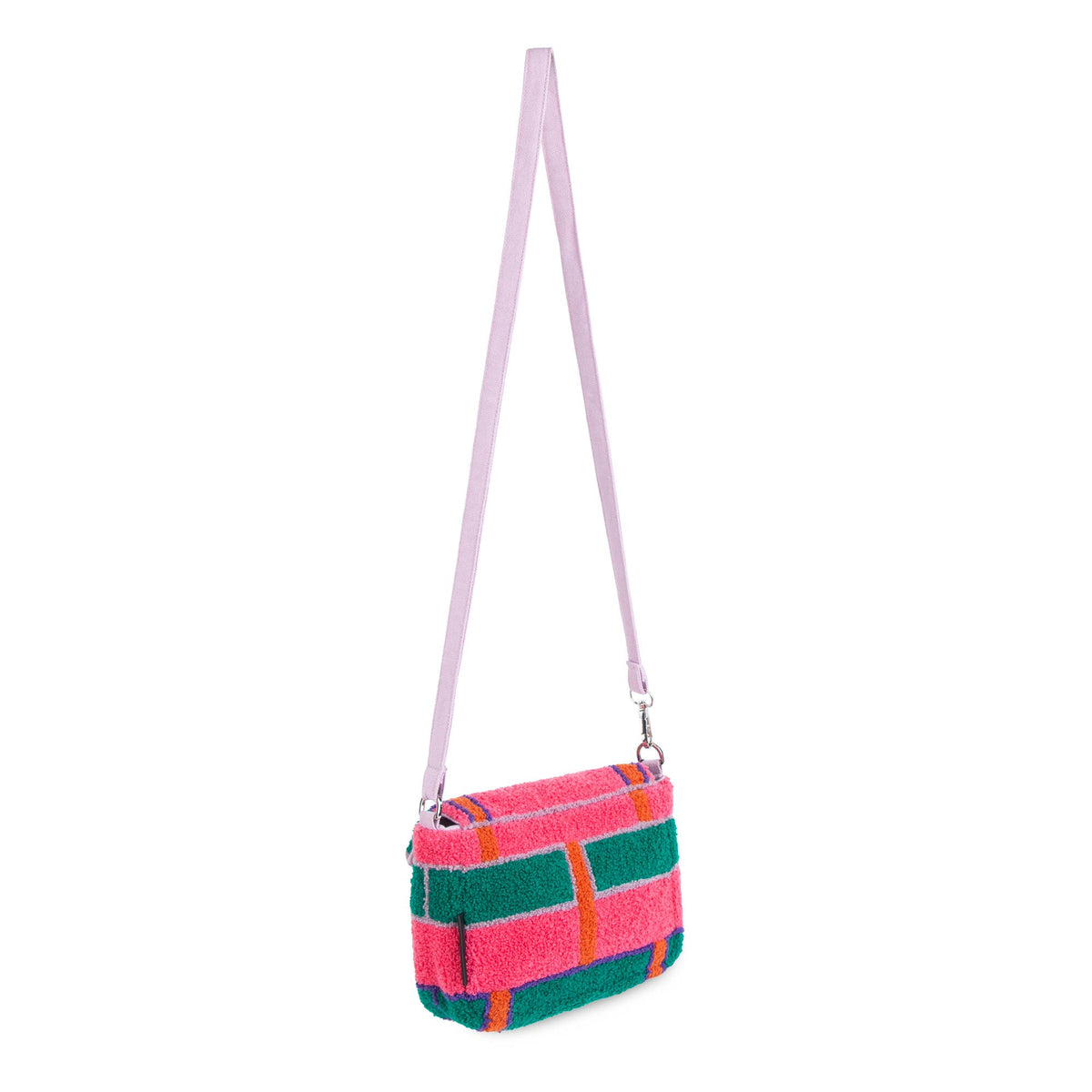 Pink Shoulder Bags with Tufted Detail