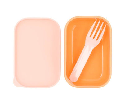 Pink Striped Bento Lunch Box for Kids