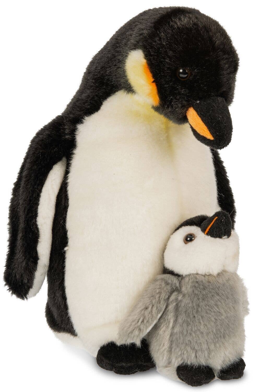Peluche Manchot Empereur avec Bébé