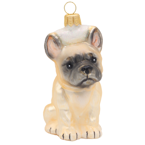 Bulldog Christmas Ornament