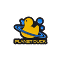 Gele eendspeld "Planeet Eend"
